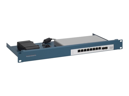 [RM-CI-T17] Rackmount.IT CISRACK RM-CI-T17 - Montagesatz für Netzwerkgeräte - Rack montierbar - Metallisch Blau - 1U - 48.3 cm (19")