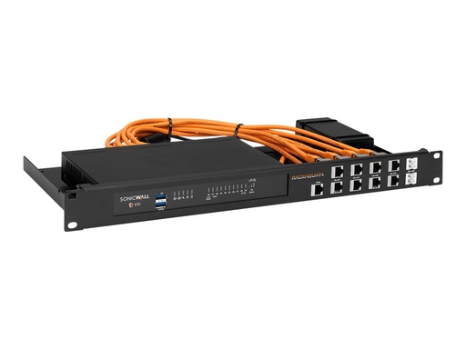[RM-SW-T12I] Rackmount.IT Sonicwall RM-SW-T12I - Montagesatz für Netzwerkgeräte - Rack montierbar - Jet Black - 1U - 48.3 cm (19")