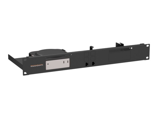 [RM-AP-T2] Rackmount.IT RM-AP-T2 - Rackmontagesatz - Signalschwarz - 1U - 48.3 cm (19")