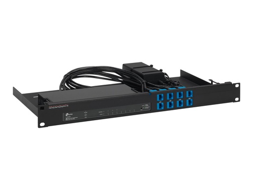 [RM-OM-T3] Rackmount.IT RM-OM-T3 - Montagesatz für Netzwerkgeräte - Rack montierbar - Jet Black - 1U - 48.3 cm (19")