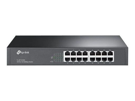[TL-SF1016DS] TP-LINK TL-SF1016DS - V3.0 - Switch - 16 x 10/100