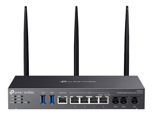 [DR3650V] TP-LINK Omada DR3650v V1 - Gateway - 1GbE - Wi-Fi 6