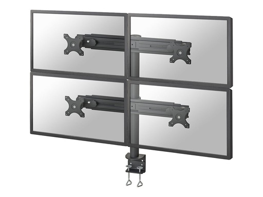 [FPMA-D700D4] Neomounts FPMA-D700D4 - Befestigungskit - Voll beweglich - für 4 LCD-Anzeigen - Schwarz - Bildschirmgröße: 48.3-76.2 cm (19"-30")