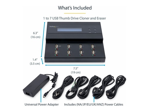 [USBDUPE17] StarTech.com StarTech 1:7 Standalone USB Duplizierer und Löscher