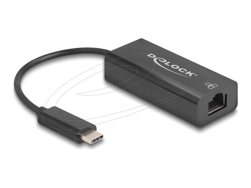 [64306] Delock Netzwerkadapter - USB-C - 10/100 Ethernet