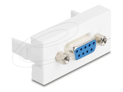 [81556] Delock Easy 45 - Einrastmodul - 22.5 x 45 mm - 9-polige D-Sub (Buchse)
