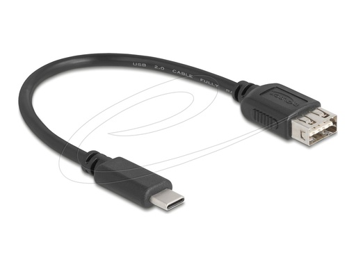 [81534] Delock USB-Kabel - USB-C (M) zu USB (W) umkehrbar