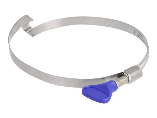 [19621] Delock Butterfly - Schlauchschelle - geeignet für 80 - 100 mm Schlauch - Blau (Packung mit 5)