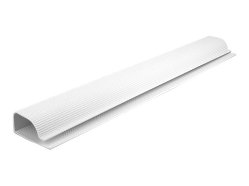 [20885] Delock Kabelkanal - unter Tisch montierbar - 40 cm - weiß (Packung mit 2)
