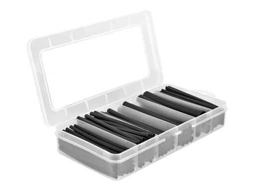[20910] Delock Schrumpfschlauch - Doppelwandig mit Innenkleber, Schrumpfrate 3:1 - 9.5 cm - Schwarz (Packung mit 122)