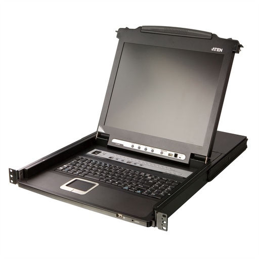 [CL5716MW-ATA-GG] ATEN Slideaway CL5716MW - KVM-Konsole mit KVM-Switch - 16 Anschlüsse