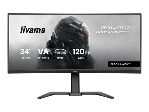 [GCB3482WQSU-B1] Iiyama GCB3482WQSU-B1 - LED-Monitor - Gaming - gebogen - 86 cm (34")