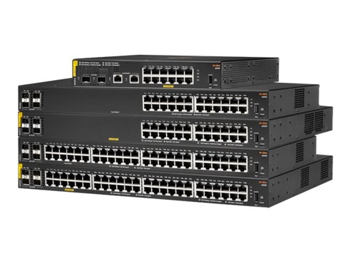 [R8N85A#ACC] HPE Aruba 6000 48G Class4 PoE 4SFP 370W Switch - Switch - managed - 48 x 10/100/1000 (PoE+)