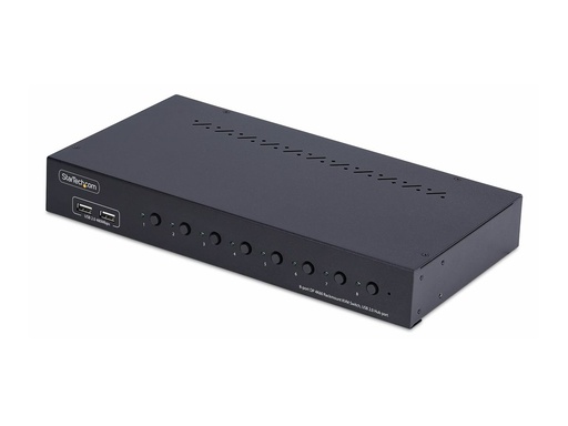 [R8AD122-KVM-SWITCH] StarTech.com 8-Port DisplayPort KVM Switch w/1U Rack Mount Kit, 4K 60Hz