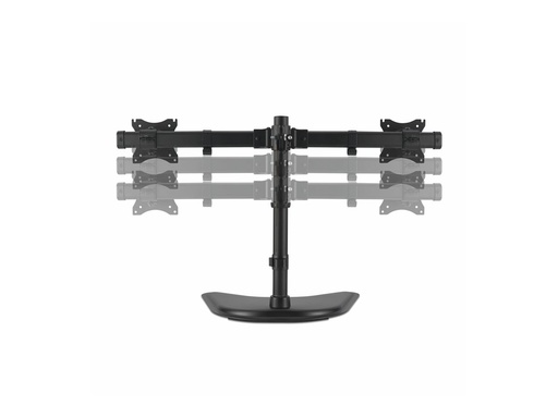 [K58271WW] Kensington SmartFit - Aufstellung - für 2 Monitore - Stahl, Silikonpad - Bildschirmgröße: bis zu 68,6 cm (bis zu 27 Zoll)