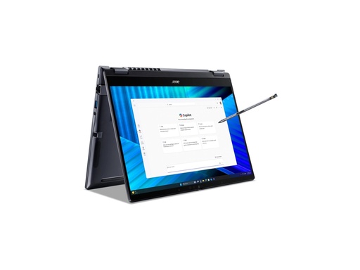 [NX.BF8EG.007] Acer TravelMate P4 Spin 14 TMP414RN-55-TCO - Flip-Design - Intel Core Ultra 7 255U / 2 GHz - Win 11 Pro - Intel Graphics - 32 GB RAM - 1.024 TB SSD NVMe, QLC - 35.6 cm (14")