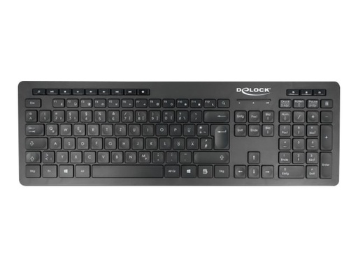 [12004] Delock Silent - Tastatur - kabellos - 2.4 GHz