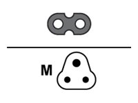 [J9876A] HPE Stromkabel - IS 1293 (M) zu power IEC 60320 C7