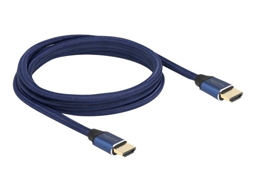 [85447] Delock Ultra High Speed - HDMI-Kabel - HDMI männlich zu HDMI männlich - 2 m - Dreifachisolierung - Blau - vergoldete Kontakte, 8K60Hz (7680 x 4320)