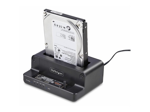 [N2-M2-SSD-DUPLICATOR] StarTech.com M.2 NVMe to 2.5/3.5" SATA Drive Duplicator, Dual Bay Cloner - Solid State / Festplattenduplikator - 2 Schächte (SATA-600 / PCI Express (NVMe))