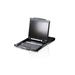 [CL5816N-ATA-GG] ATEN KVM/TFT 16-fach 19"" 1HE incl.KVM/TFT 19"" Deutsch Schwarz dual Rail