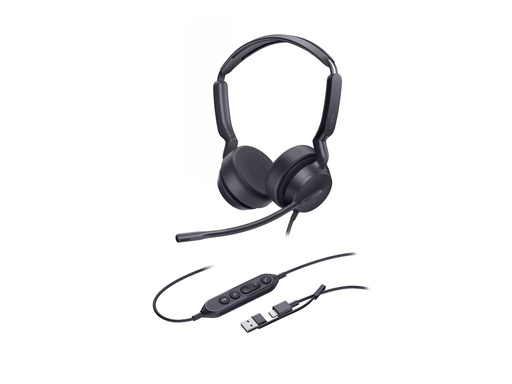 [1308215] Yealink UH42 Dual - Headset - On-Ear - kabelgebunden