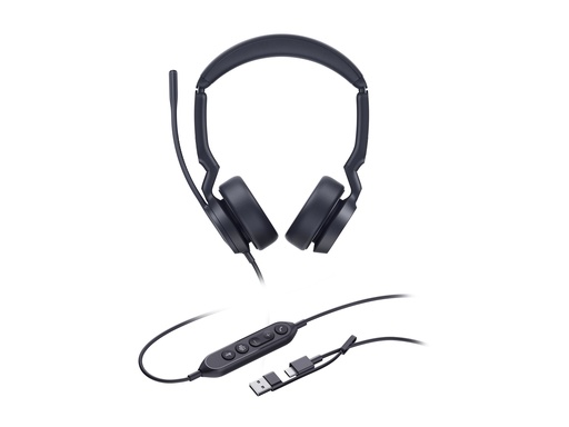 [1308186] Yealink UH44 Dual - Headset - On-Ear - kabelgebunden