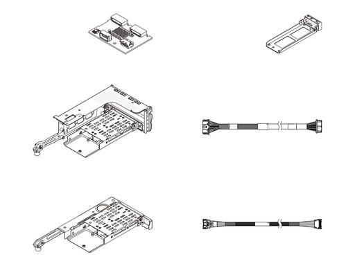 [4XH7B03860] Lenovo M.2 SATA/NVMe 2-Bay RAID Aktivierungskit