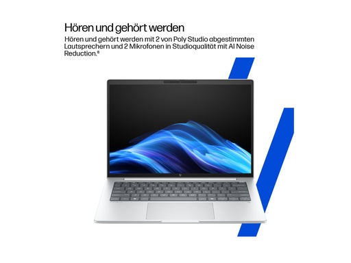 [AD3H3ET#ABD] HP EliteBook 8 G1i Notebook Next Gen AI - 174-Grad-Scharnierdesign - Intel Core Ultra 5 228V - Win 11 Pro - Arc Graphics 130V - 32 GB RAM - 512 GB SSD NVMe - 35.6 cm (14")