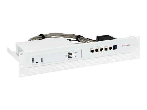 [RM-SR-T14I] Rackmount.IT Montagesatz für Netzwerkgeräte - abgeschirmt - Rack montierbar - Signal White - 1.3U - 48.3 cm (19")