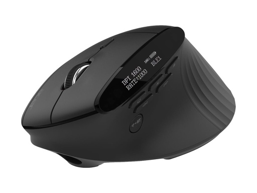 [HP.EXPBG.020] Acer Smart Fit - Maus - vertikal - ergonomisch - Laser - 10 Tasten - kabellos - 2.4 GHz, Bluetooth 5.0 - kabelloser Empfänger (USB)