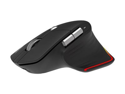 [HP.EXPBG.021] Acer Easy Fit - Maus - ergonomisch - optische LED - 6 Tasten - kabellos - 2.4 GHz, Bluetooth 5.0 - kabelloser Empfänger (USB)