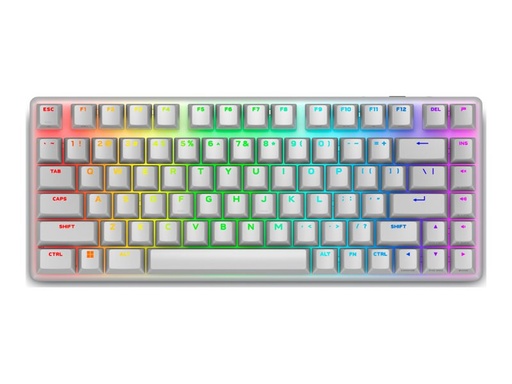 [PRO-KB-W-WW] Dell Alienware Pro Wireless Gaming Keyboard - Tastatur - 75% - compact TKL - AlienFX Per-Key RGB / 16,8 Millionen Farben - kabellos - 2.4 GHz, Bluetooth 5.1, USB - QWERTY - USA - Tastenschalter: Alienware lineare mechanische Switches (Hotswap-fähig)