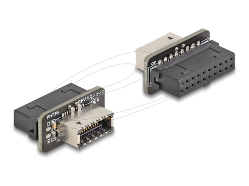 [67238] Delock Interner USB-Adapter - 20-poliger USB 3.2-Header (W)