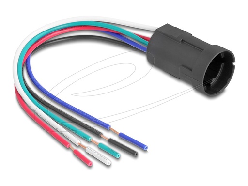 [90792] Delock Verdrahtungssatz für Drucktasten - 5-polig (W)