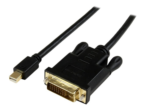 [MDP2DVIMM3BS] StarTech.com Mini DisplayPort auf DVI Kabel 91cm - Stecker/Stecker - mDP zu DVI Adapter/ Koverter - 1920x1200 / 1080p - DisplayPort-Kabel - Mini DisplayPort (M)