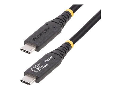 [1M-40G-USB4-CABLE] StarTech.com 1m USB4 Kabel, USB-IF Zertifiziertes USB-C Kabel, 40Gbps, 8K - USB-Kabel - USB-C (M)