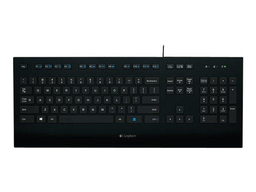 [920-005216] Logitech Corded K280e - Tastatur - USB - Nordisch