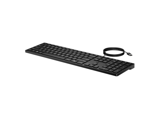 [9SR37UT#AKC] HP Desktop 320K - Tastatur - 3-Zonen-Layout