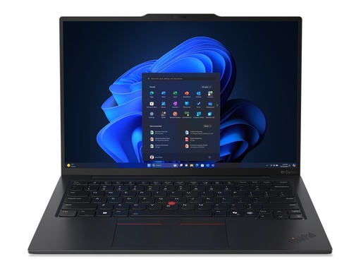 [21NX00F7GE] Lenovo ThinkPad X1 Carbon Gen 13 21NX - Aura Edition - 180°-Scharnierdesign - Intel Core Ultra 7 265U - Intel Evo vPro Enterprise Platform - Win 11 Pro - Intel Graphics - 64 GB RAM - 2 TB SSD TCG Opal Encryption 2, NVMe - 35.6 cm (14")