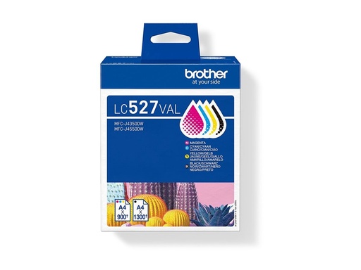 [LC527VAL] Brother LC527 Value Pack - 4er-Pack - Schwarz