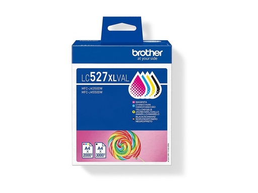 [LC527XLVAL] Brother LC527XL Value Pack - 4er-Pack - Hohe