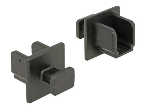 [64010] Delock Schutzumschlag - Schwarz (Packung mit