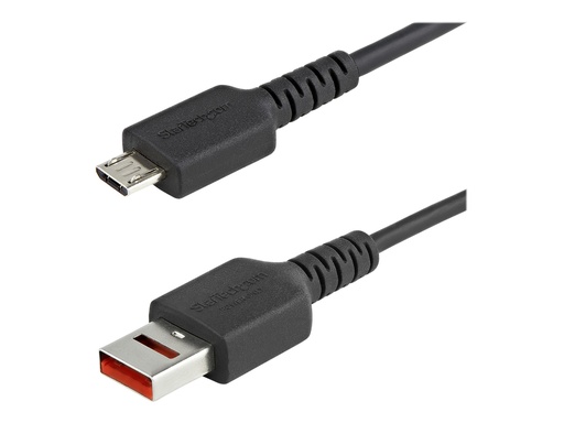 [USBSCHAU1M] StarTech.com StarTech 3ft (1m) Secure Charging Cable, USB-A to Micro USB Data Blocker Charge-Only Cable, Power-Only Charger Cable for Phone/Tablet, Data Blocking USB Protector Adapter Cable, TPE - 5V at 2.4A (12W max)