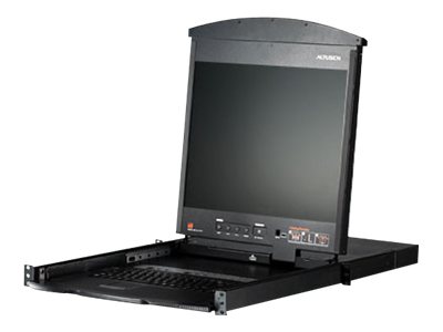 [KL1508AM GB] ATEN ALTUSEN KL1508AM - KVM-Konsole mit KVM-Switch - 8 Anschlüsse - PS/2, USB - 43.2 cm (17")