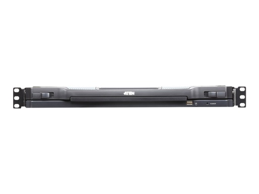 [CL5716IN-AT-GG] ATEN KVM/TFT 16-fach 19"" 1HE incl.KVM over IP/TFT 19"" Deutsch Black - KVM-Umschalter - 16-Port