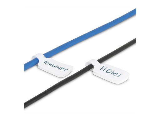 [CABLE-TAG-HLWH] StarTech.com 3.5in (9cm) Cable Labels, 100 Pack White, Cable/Cord Tags (CABLE-TAG-HLWH)