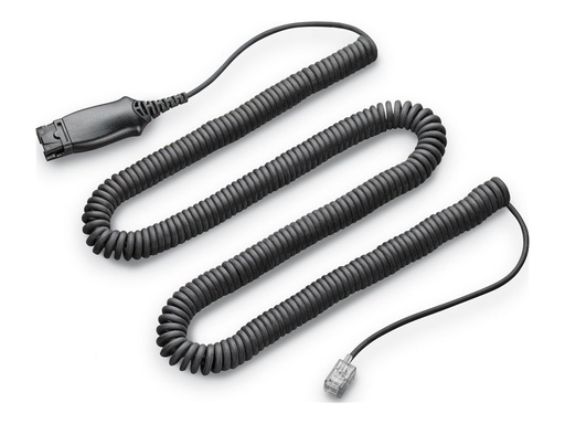 [85R17AA] Poly Headset-Kabel - 3,5-mm-Klinkenstecker zu 3,5-mm-Klinkenstecker - Electronic Hook Switch (EHS)