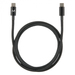 [001388] Mobilis Cable USB C/  - 2m - 100W - Black