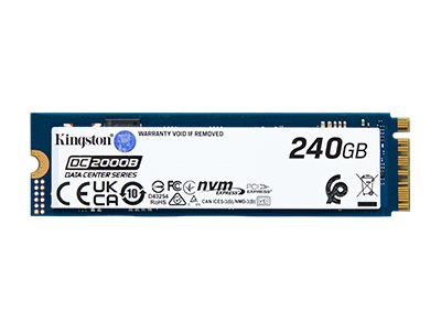 [SEDC2000BYM8/240G] Kingston DC2000B PCIe 4.0 M.2 2280 Enterprise SSD No Heatsink